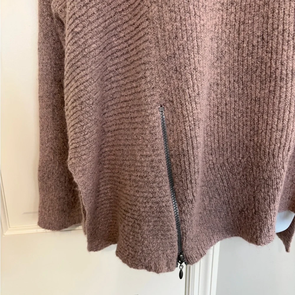 Faded Glory Dusty Mauve Turtleneck Sweater - Picture 2 of 6